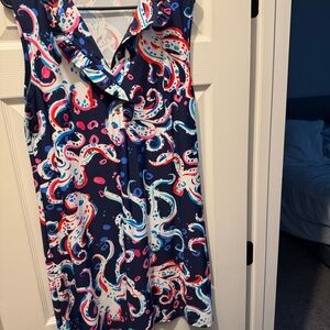 Aryeh Multicolor Octopus Print Dress